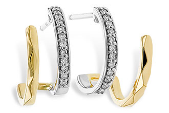 G310-95107: EARRINGS .12 TW