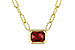 G310-96980: NECKLACE 1.45 GARNET (18")