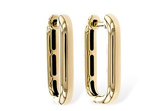 G310-96998: GOLD EARRINGS (18MM)