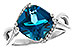 G310-97871: LDS RG 4.42 LONDON BLUE TOPAZ 4.50 TGW (10MM LBT)