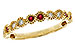 G310-97889: LDS WED RG .16 TW RUBY .25 TGW