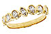 G310-97907: LDS DIA WED RG .62 TW FANCY CUT DIAS