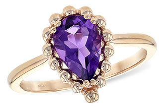 H225-49707: LDS RING 1.06 CT AMETHYST