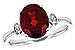H226-44271: LDS RG 2.90 GARNET 2.96 TGW (10x8MM GAR)