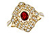 H309-12398: LDS RG .42 RUBY .80 TGW (5x4MM RUBY)