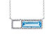 H310-02398: NECK 1.44 BLUE TOPAZ 1.60 TGW