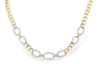 H310-02407: NECKLACE 1.12 TW (17")(INCLUDES BAR LINKS)