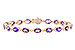 H310-02434: BRACELET 6.86 TW AMETHYST 6.90 TGW