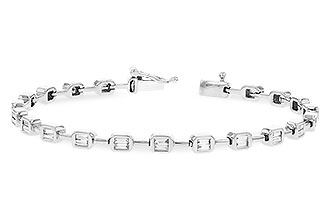 H310-05134: BRACELET .90 TW BAGUETTE