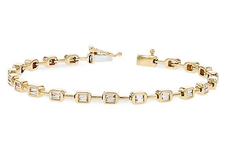 H310-05134: BRACELET .90 TW BAGUETTE