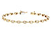 H310-05134: BRACELET .90 TW BAGUETTE