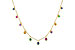 H310-06943: NECK .90 TW MULTI-COLOR SAPPH & GREEN GARNET (18")