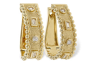 H310-06962: EARRINGS .09 BAG .18 TW