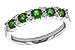 H310-07889: LDS WED RG .55 EMERALD .72 TGW