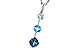 H310-92434: NECK 1.87 TW BLUE TOPAZ 1.90 TGW