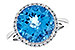 H310-94243: LDS RG 7.20 BLUE TOPAZ 7.42 TGW