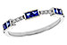 H310-95180: LDS WED RG .36 SAPPHIRE .43 TGW