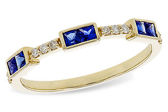 H310-95180: LDS WED RG .36 SAPPHIRE .43 TGW