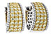 H310-96080: EARRINGS 1.52 YELLOW DIAS 1.96 TW