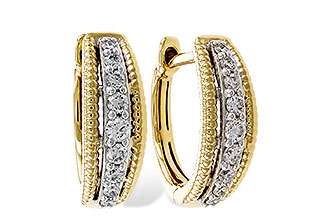 H310-96943: EARRINGS .25 TW