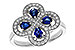 H310-96962: LDS RG .68 TW SAPPHIRE .96 TGW