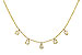 H310-98789: NECKLACE .50 TW FANCY CUT DIAS (18")