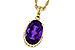 H310-99643: NECKLACE 2.70 AMETHYST 2.76 TGW (12x8MM OV)