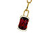 H311-82398: NECK 4.30 GARNET 4.45 TGW (12x8MM GAR)