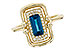 H311-82407: LDS RG .84 LONDON BLUE TOPAZ .96 TGW (8x4MM LBT)