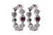 K037-27825: EARRINGS .20 RUBY .25 TGW