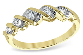 K129-15180: LDS WED RING .25 TW