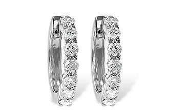 K221-85116: EARRINGS 1.00 CT TW