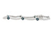 K224-56052: BRACELET .93 BLUE DIAS 1.62 TW