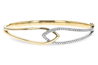 K225-53352: BANGLE BRACELET .50 TW