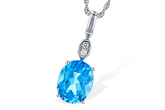 K226-44271: NECK 2.84 BLUE TOPAZ 2.87 TGW (10x8MM BT)