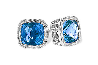 K309-10552: EARR 2.20 TW BLUE TOPAZ