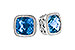 K309-10552: EARR 2.20 TW BLUE TOPAZ