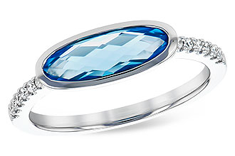 K309-12434: LDS RG 1.30 BLUE TOPAZ 1.40 TGW