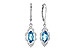 K309-16998: EARR 1.02 TW BLUE TOPAZ 1.17 TGW