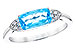 K310-00552: LDS RG 1.44 BLUE TOPAZ 1.52 TGW