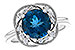 K310-03352: LDS RG 2.90 LONDON BLUE TOPAZ 3.05 TGW (9MM LBT)