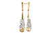 K310-05125: EARRINGS .20 TW BAGUETTE DIAS