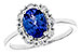 K310-05171: LDS RG 1.02 TANZANITE 1.30 TGW (8x6 OVAL)