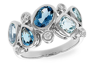 K310-06007: LDS RG 2.57 BLUE TOPAZ TW 2.75 TGW