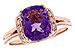 K310-06952: LDS RG 2.33 AMETHYST 2.42 TGW (10x8MM AMY)