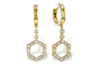 K310-92389: EARRINGS .23 BAG .60 TW