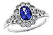 K310-92425: LDS RG .80 TANZANITE 1.20 TGW (7x5MM OV)
