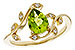 K310-93343: LDS RG 1.16 PERIDOT 1.22 TGW (8x6MM PER)
