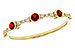 K310-94234: LDS WED RG .15 RUBY .24 TGW