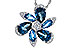 K310-95125: NECKLACE 3.03 BLUE TOPAZ 3.22 TGW